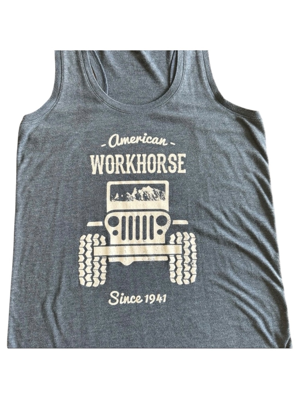 Nine Line Apparel American Workhorse Jeep work out racer back muscle tank Medium